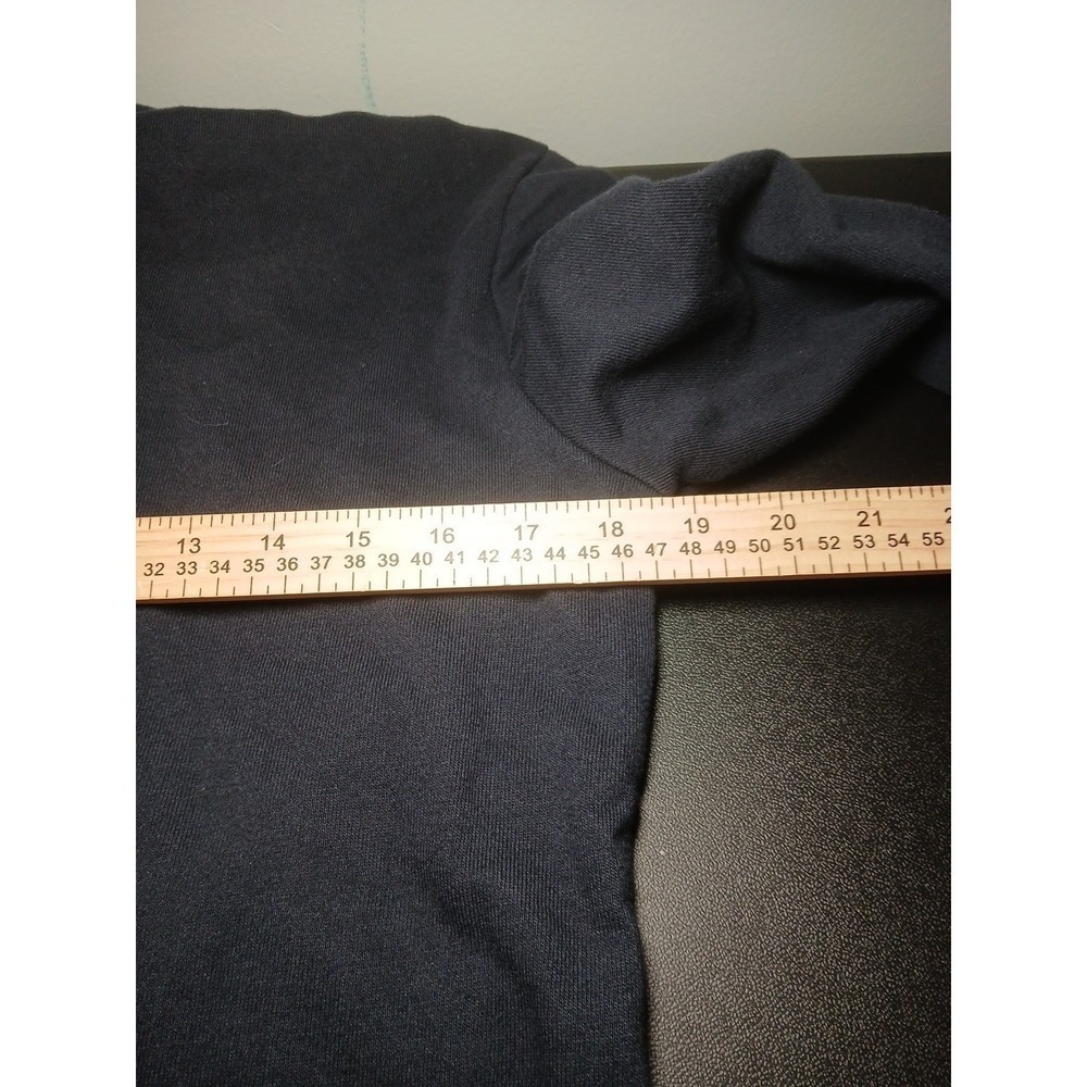 Tommy Hilfiger Womens Navy Blue Quarter Zip Hoodie Dress Stripe Sleeve Small - Picture 7 of 11